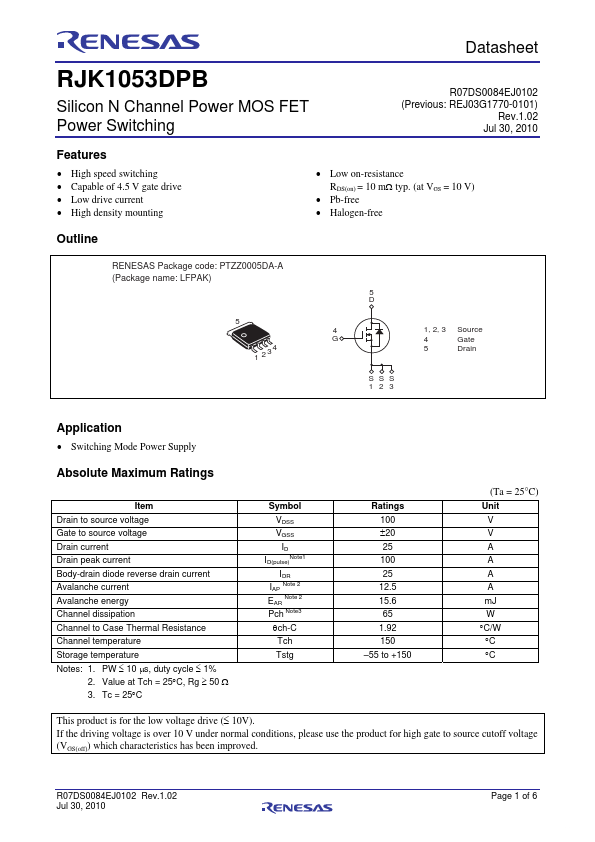 RJK1053DPB