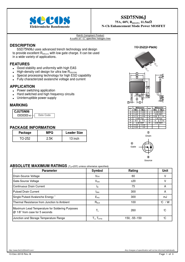 SSD75N06J