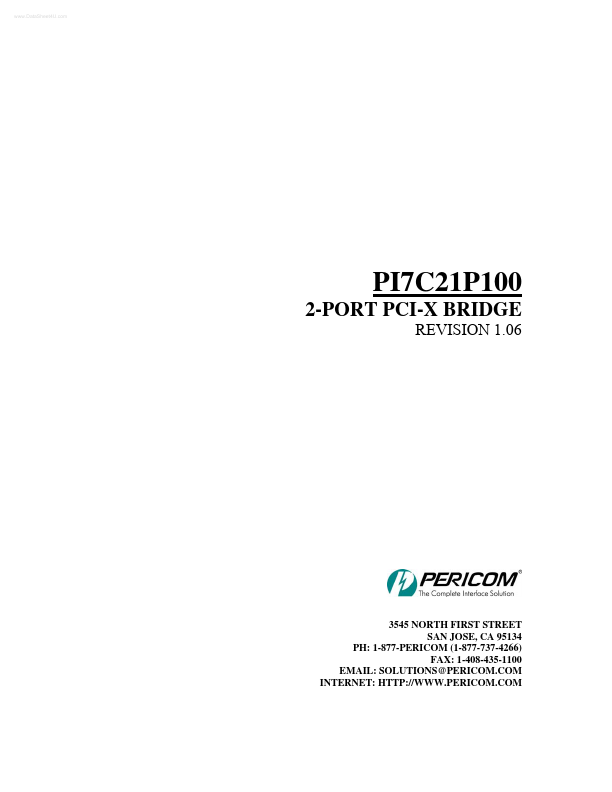 PI7C21P100 Pericom Semiconductor