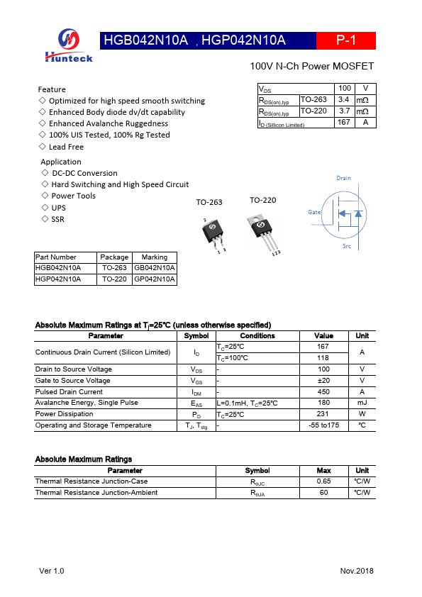 HGB042N10A