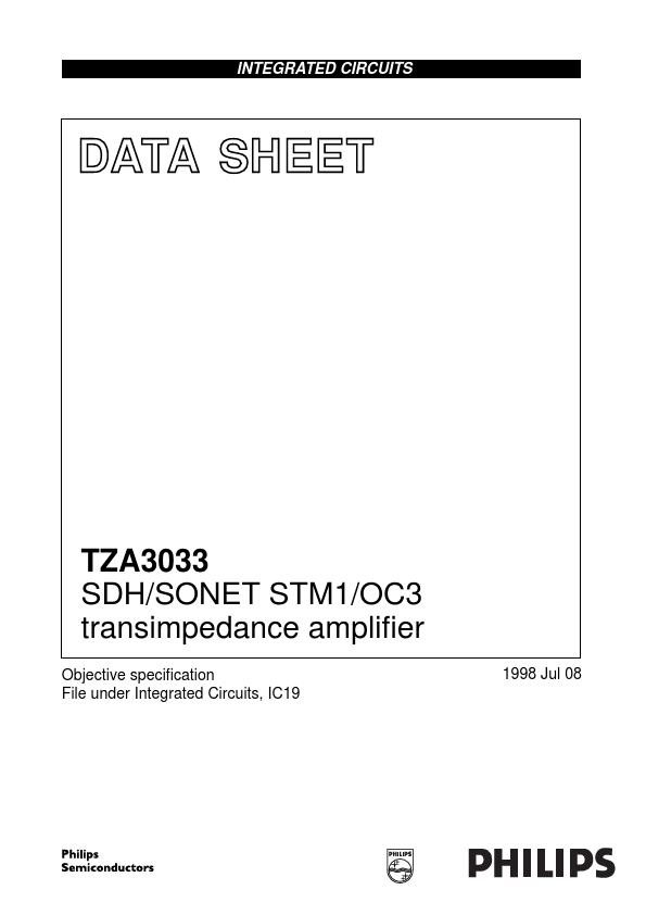 <?=TZA3033?> डेटा पत्रक पीडीएफ