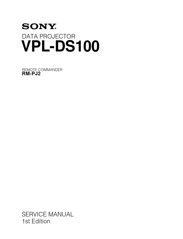 <?=VPL-DS100?> डेटा पत्रक पीडीएफ