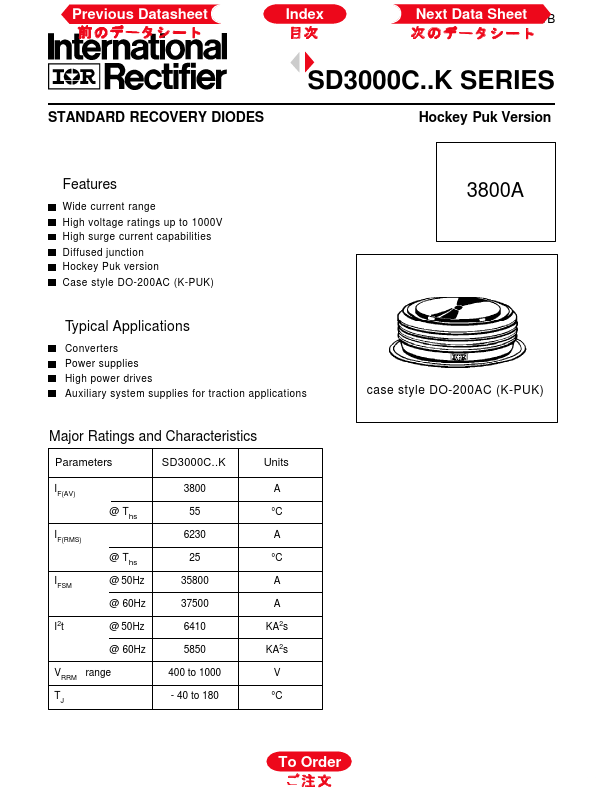 SD3000C International Rectifier