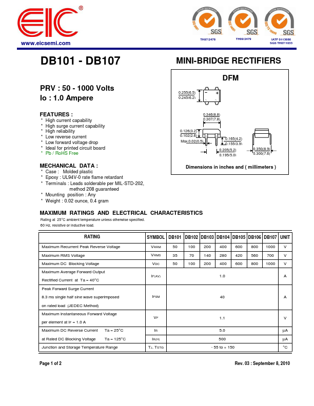 DB106 EIC