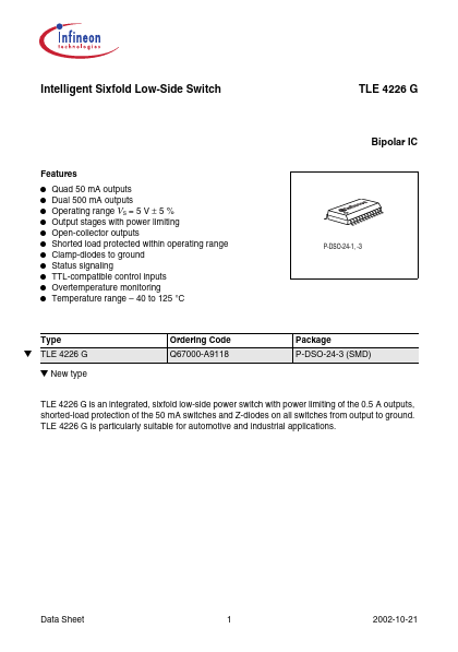 TLE4226 Infineon Technologies AG