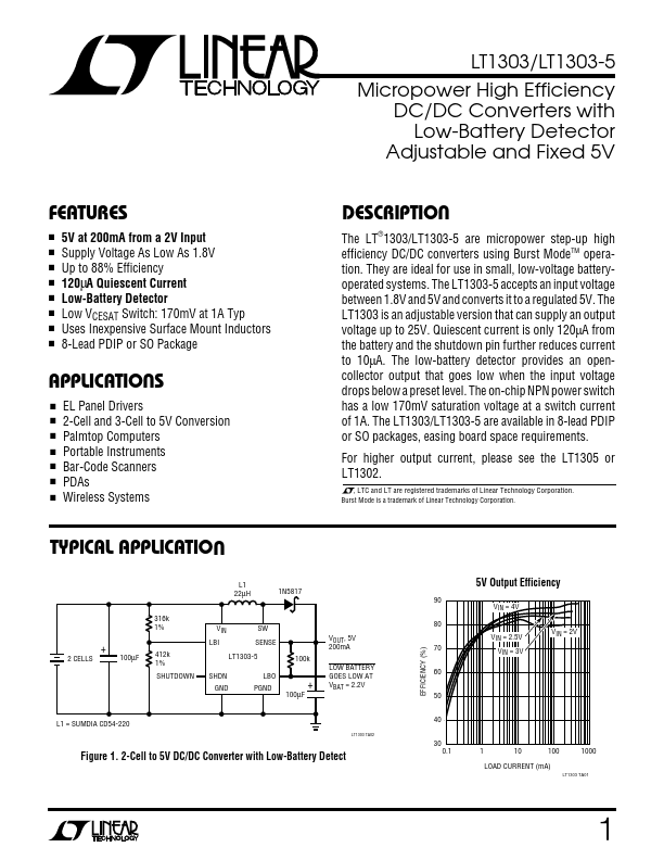 LT1303-5 Linear Technology