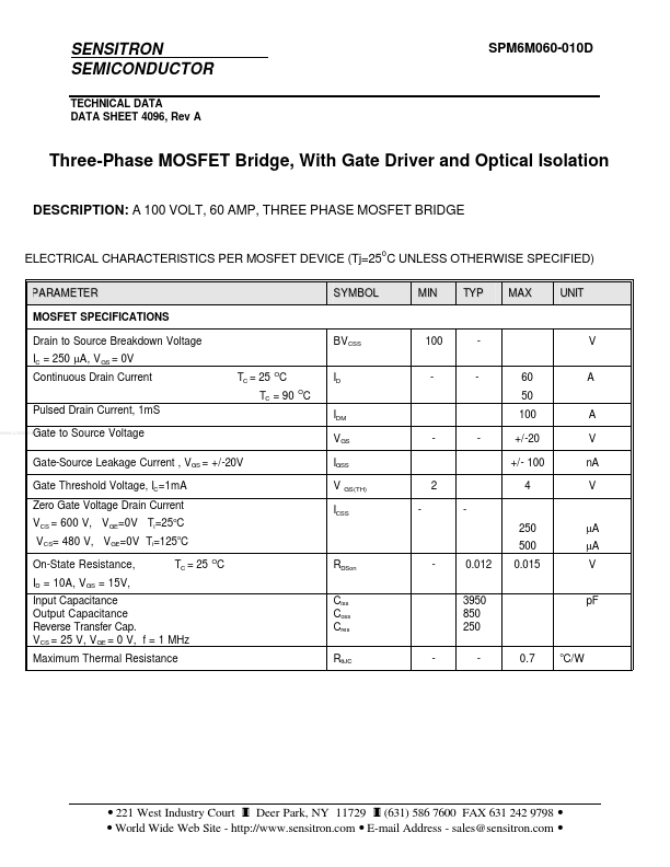 <?=SPM6M060-010D?> डेटा पत्रक पीडीएफ