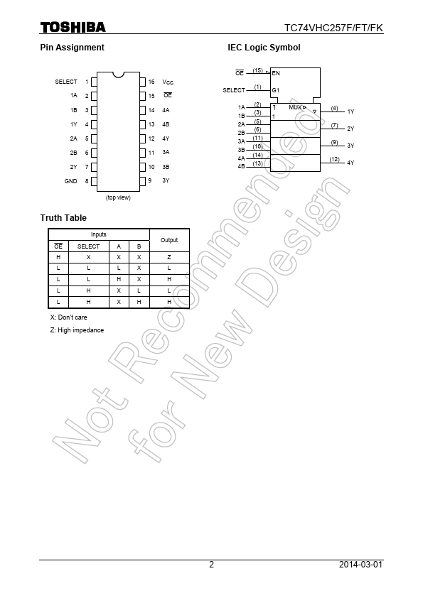 TC74VHC257F