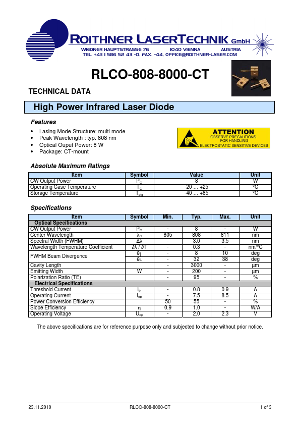 RLCO-808-8000-CT