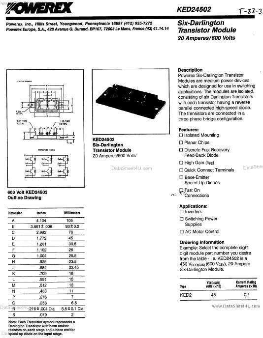 KED24502 Powerex