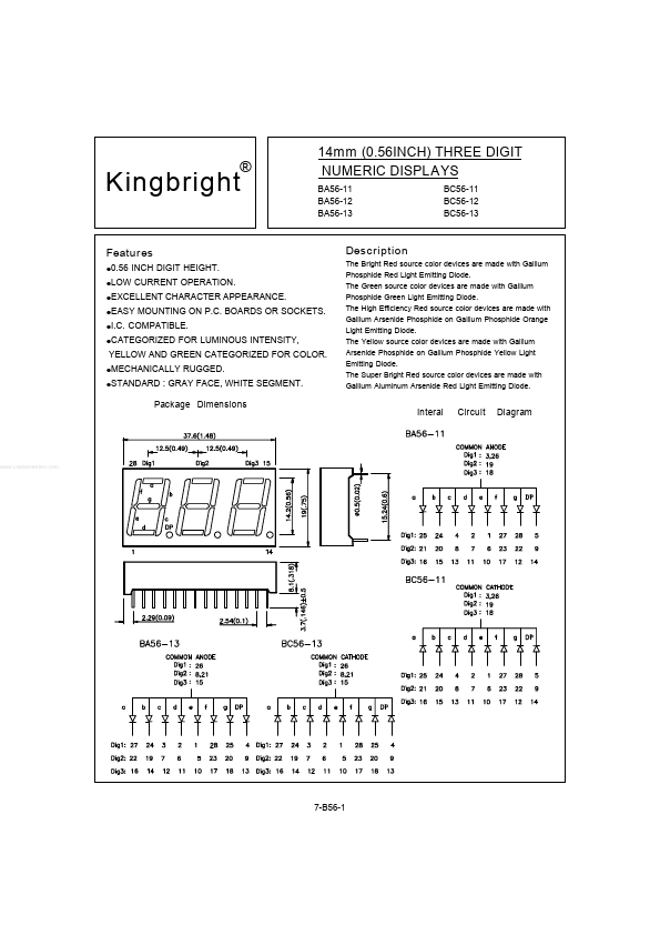 BC56-13 Kingbright Corporation