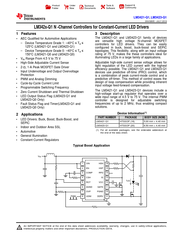 LM3423-Q1