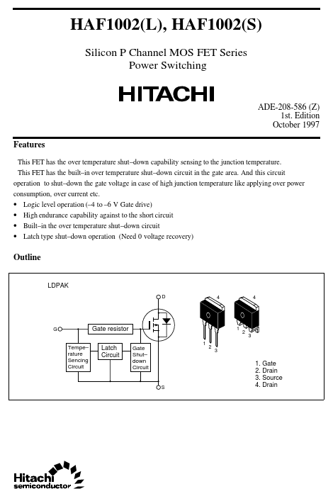 HAF1002 Hitachi Semiconductor