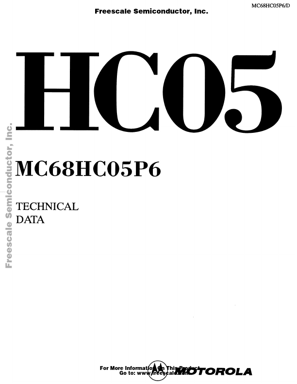 MC68HC05P6 Motorola
