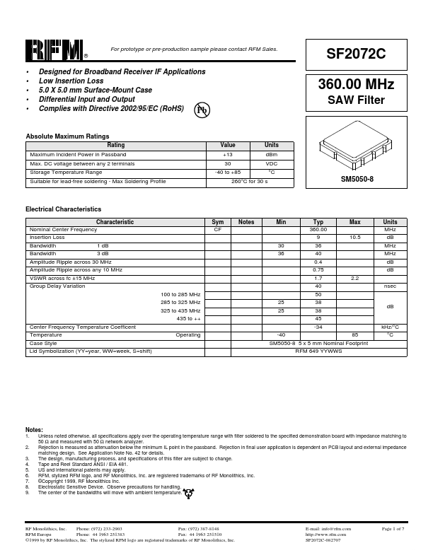 SF2072C