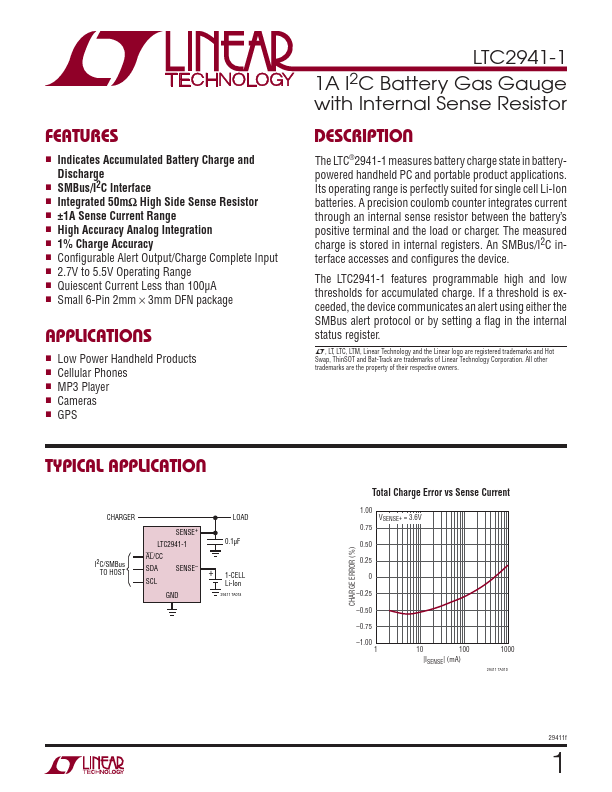 LTC2941-1 Linear