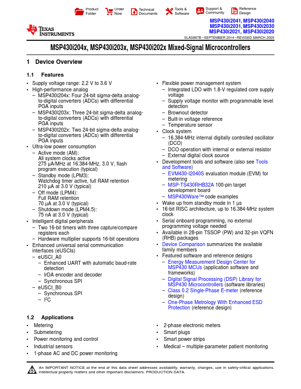 MSP430i2020