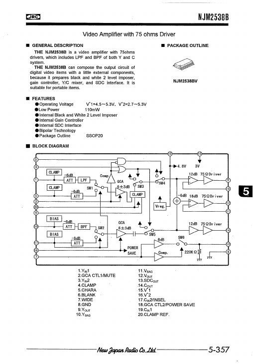 NJM2538B JRC