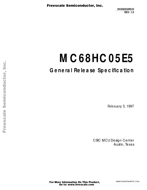 MC68HC05E5