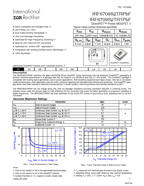 IRF6709S2TRPbF