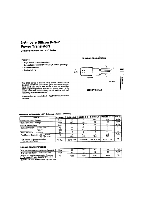 D43C8 General Electric Solid State