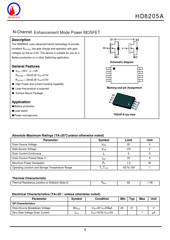 HD8205A