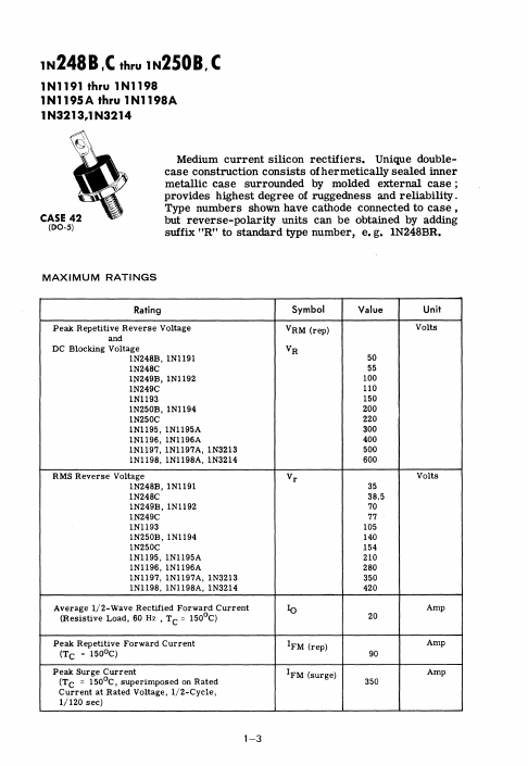 1N249C Motorola