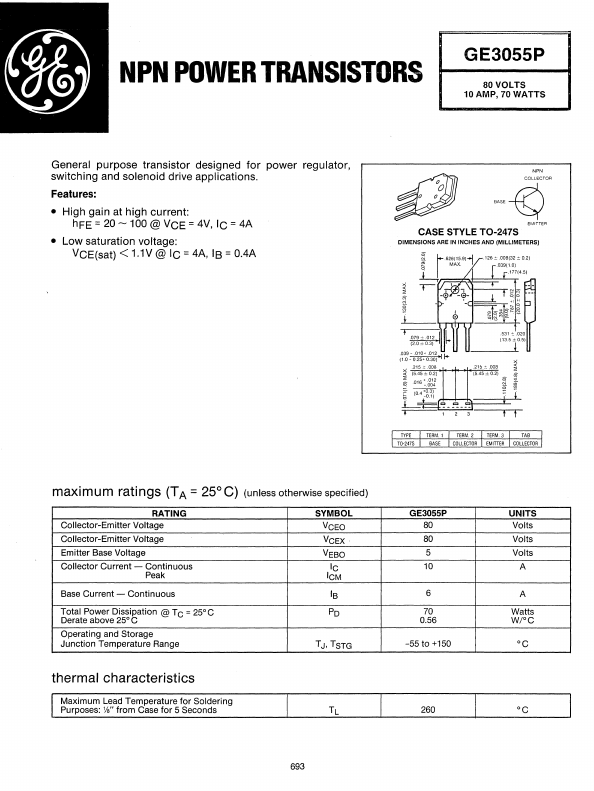 <?=GE3055P?> डेटा पत्रक पीडीएफ