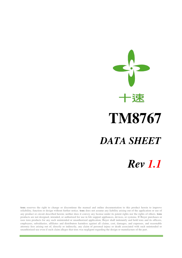 TM8767 tenx technology