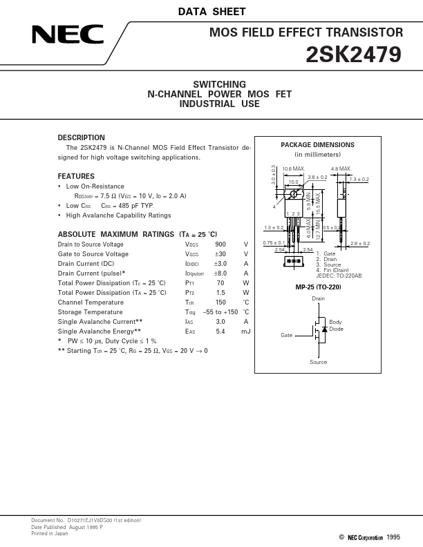 2SK2479 NEC