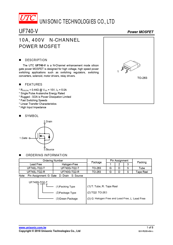 UF740-V UTC