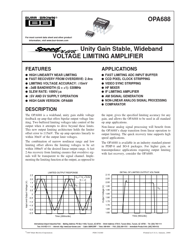 OPA688 Burr-Brown
