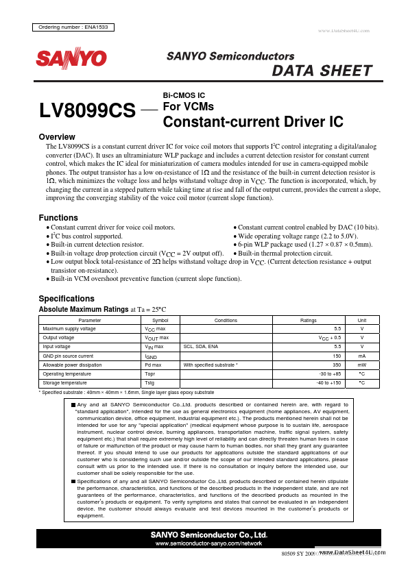 LV8099CS
