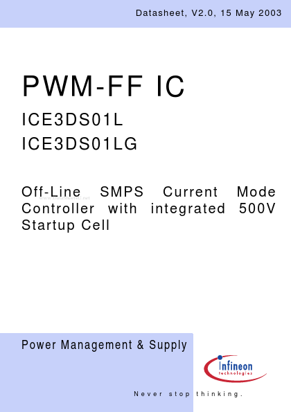 <?=ICE3DS01L?> डेटा पत्रक पीडीएफ