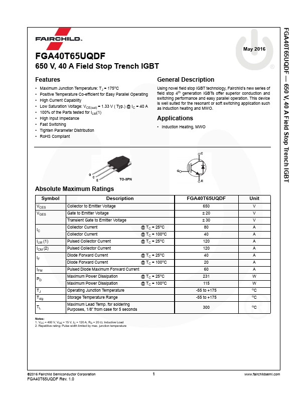 FGA40T65UQDF