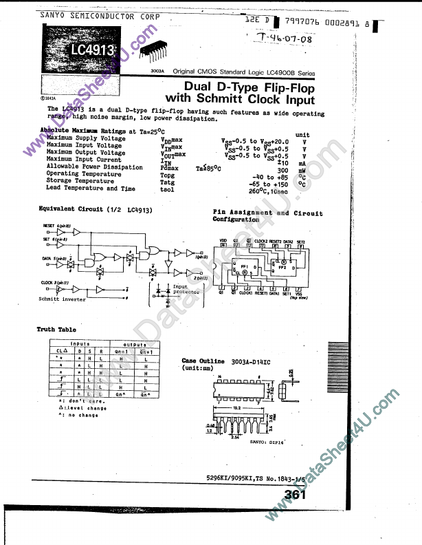 LC4913 Sanyo Electric