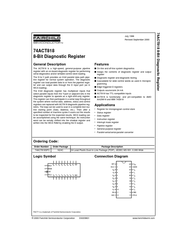 74ACT818 Fairchild Semiconductor