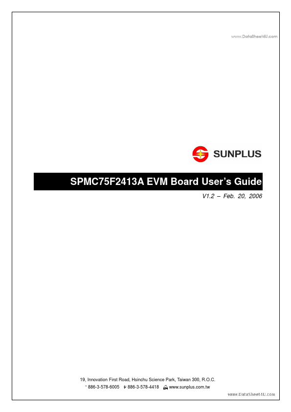 SPMC75F2413A Sunplus