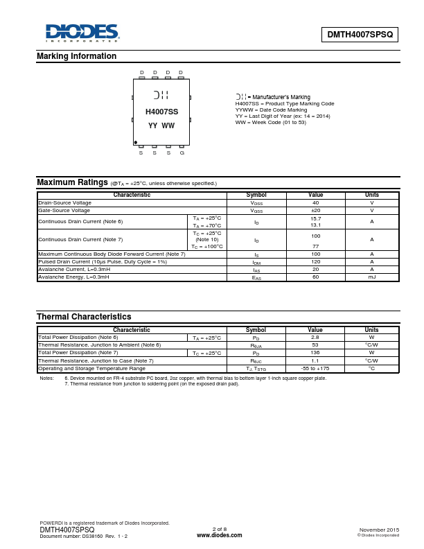 DMTH4007SPSQ