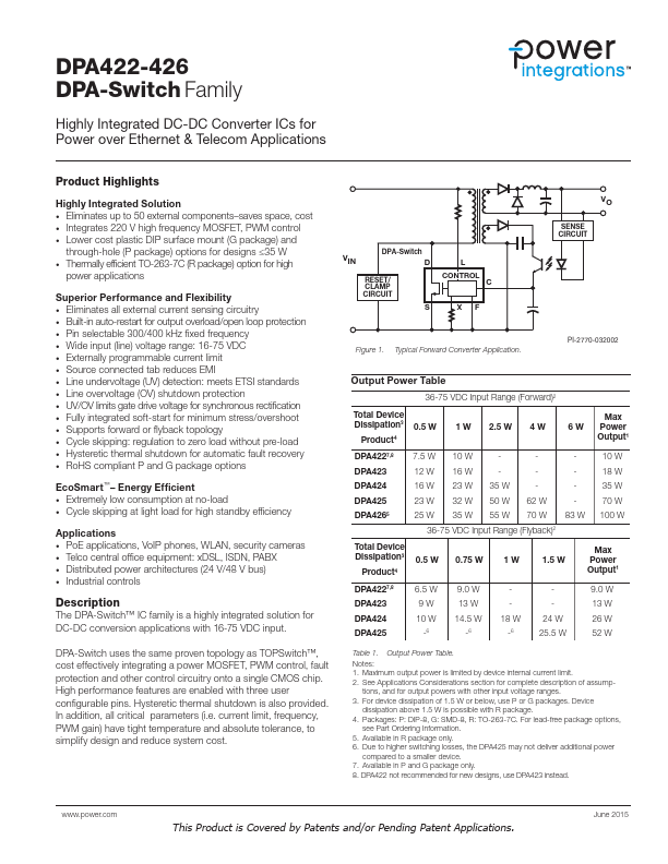 DPA422 Power Integrations