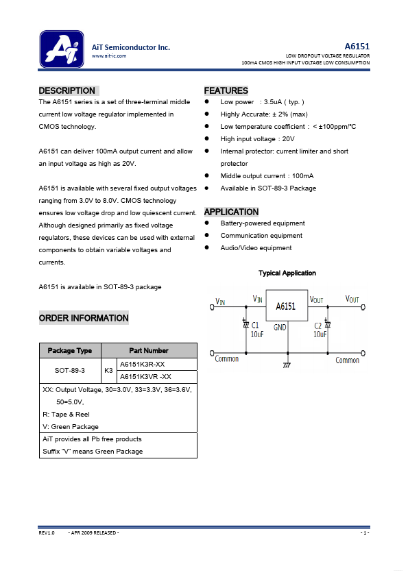 A6151 AiT Semiconductor