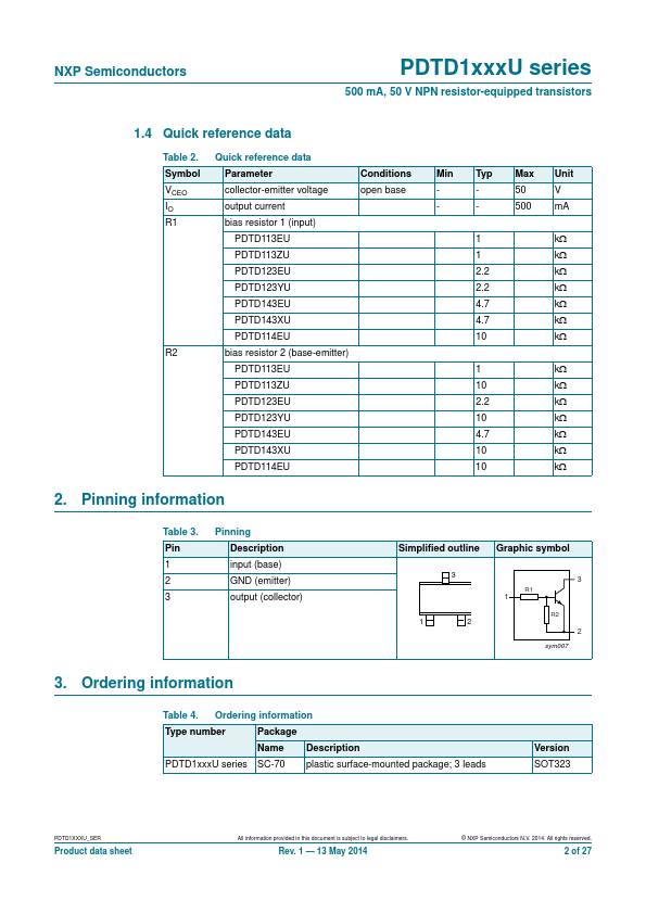 PDTD143XU