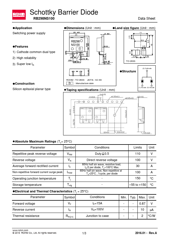 RB298NS100