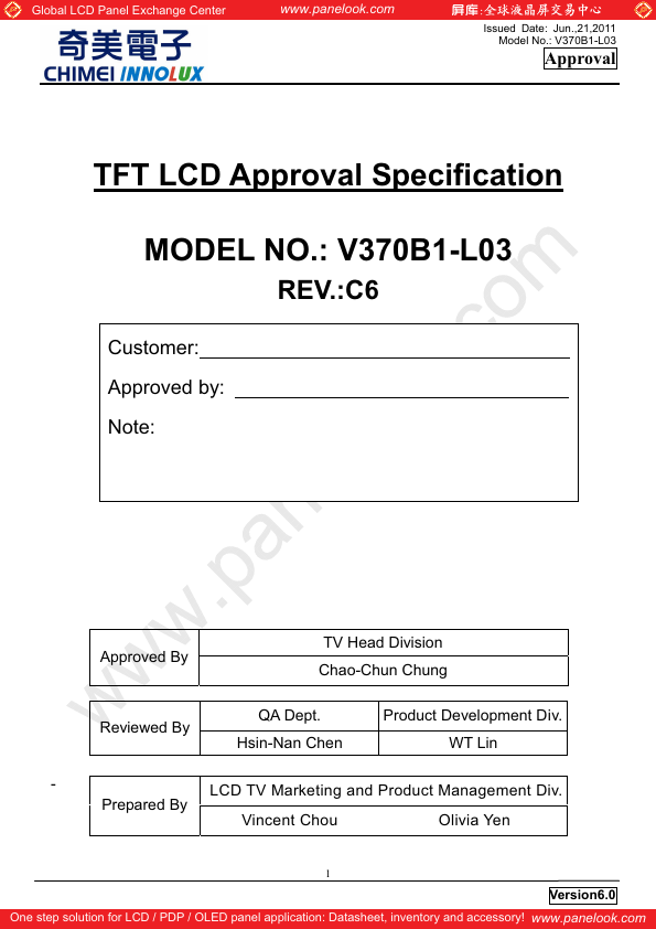 V370B1-L03-C6 CHI MEI