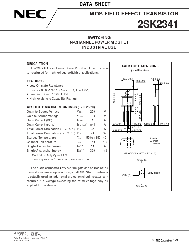 2SK2341 NEC