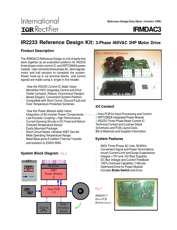 IRMDAC3 International Rectifier