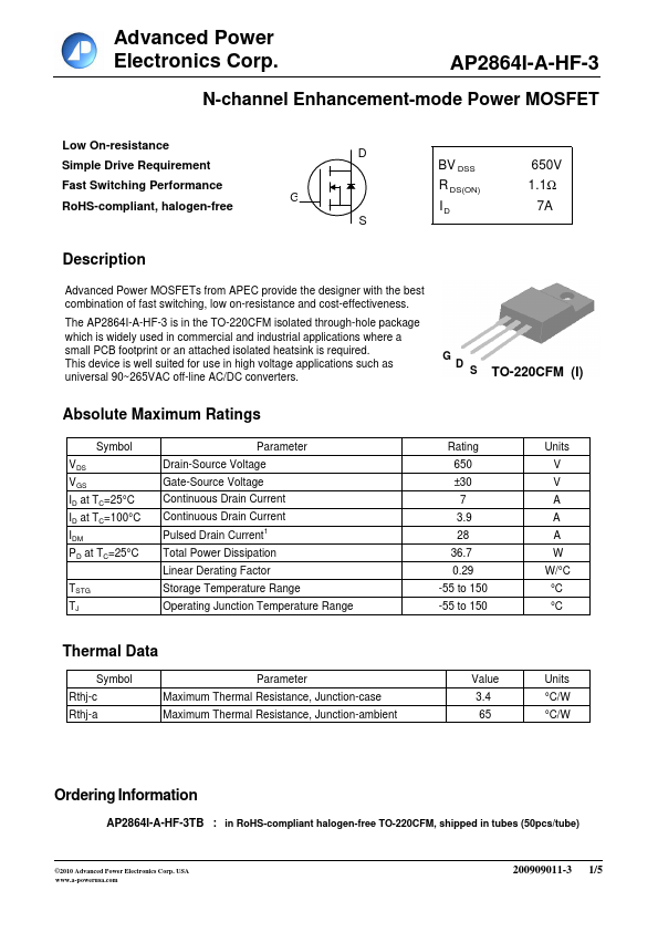 AP2864I-A-HF-3