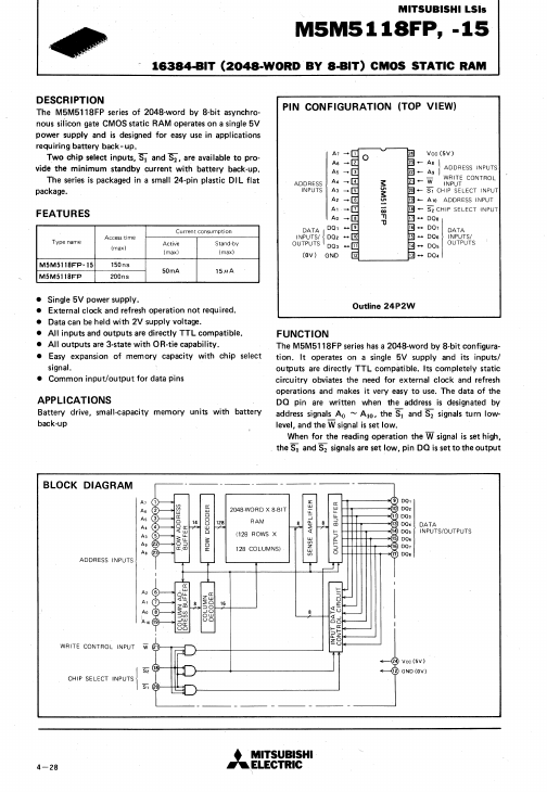 M5M5118FP