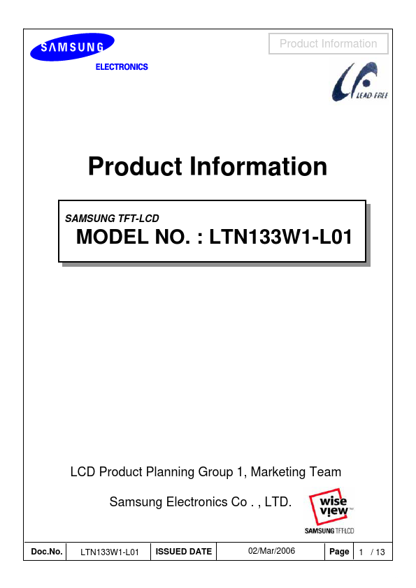 LTN133W1-L01