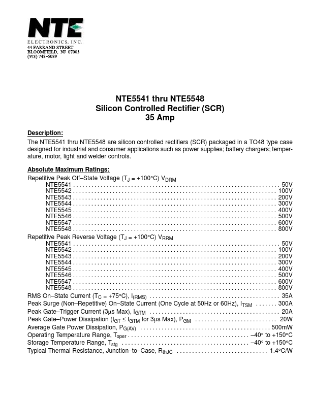 NTE5541